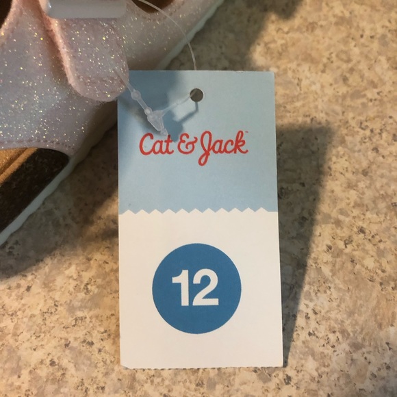 SOLD-Girl’s New Pink Glittery Sandals Size 12 - Picture 4 of 4